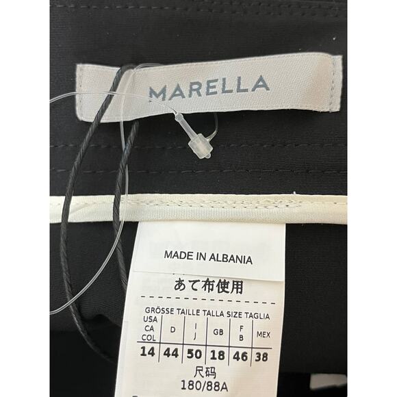 Marella shorts black Usual high waisted C3961 - Picture 3 of 4